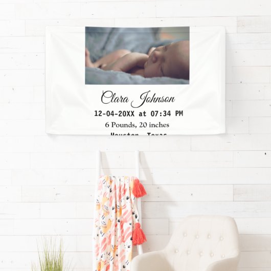 誕生日のお知らせ写真の日付の場所のデータを追加 横断幕 (インサイチュ)