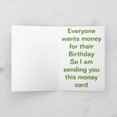 誕生日のお金カード カード (内部)