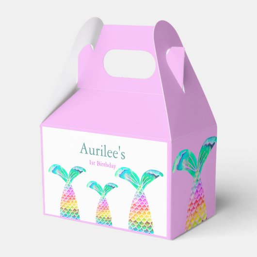 誕生日のお願い箱 フェイバーボックス (正面サイド)