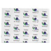 誕生日のかたつむり ラージペーパーバッグ (裏面)