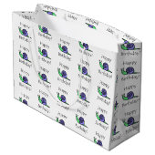 誕生日のかたつむり ラージペーパーバッグ (裏面アングル)