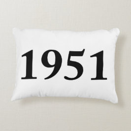 誕生日のための1951年、記念日、お祝い アクセントクッション