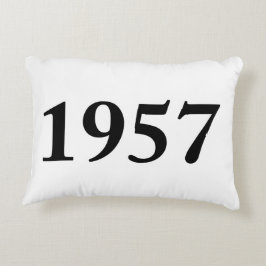誕生日のための1957年、記念日、お祝い アクセントクッション