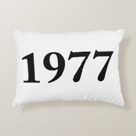 誕生日のための1977年、記念日、お祝い アクセントクッション