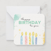 誕生日のろうそく