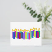 誕生日のろうそく ポストカード (スタンド正面)