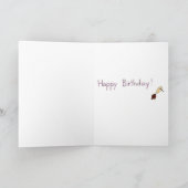 誕生日のろばカード カード (内部)