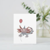 誕生日のアホロトル ポストカード (スタンド正面)