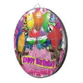 誕生日のインコ ダーツボード (正面右)