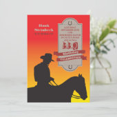 誕生日のカウボーイの招待状 招待状 (スタンド正面)