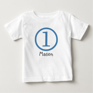 誕生日のカスタマイズ可能なTシャツボーイ ベビーTシャツ