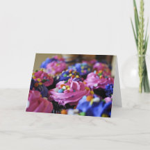 誕生日のカップケーキ