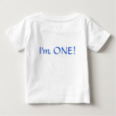 誕生日のカップケーキ ベビーTシャツ (裏面)