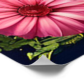 誕生日のカバと風船 ポスター (角)