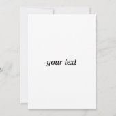 誕生日のカバと風船 招待状 (裏面)