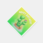 誕生日のカボテンのナプキン スタンダードカクテルナプキン (角)