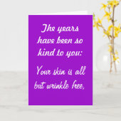 誕生日のカードに優しい年月を過ごした カード (黄色い花)