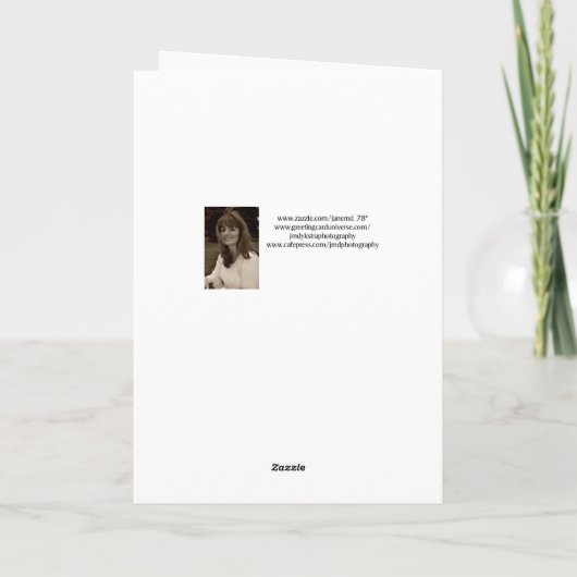 誕生日のキリン カード (裏面)