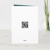 誕生日のクマと瓶の中のホタルの光 カード (裏面)