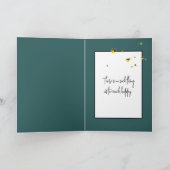 誕生日のクマと瓶の中のホタルの光 カード (内部)