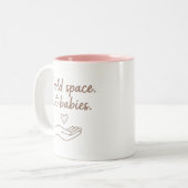 誕生日のクリスマスまたはユーのためのダラ感謝していギフト ツートーンマグカップ (正面左)