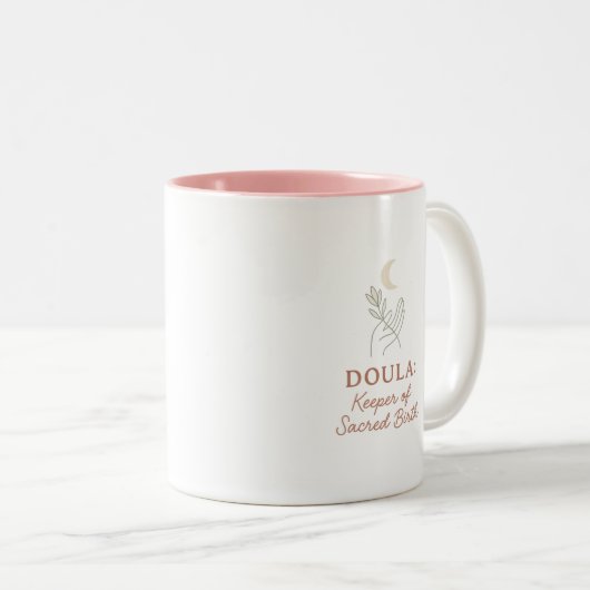 誕生日のクリスマスまたはユーのためのダラ感謝していギフト ツートーンマグカップ (正面右)