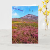 誕生日のグリーティングカード用のアイルランドの画像 カード (黄色い花)