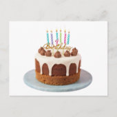 誕生日のケーキ ポストカード (正面)