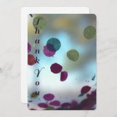 誕生日のサンキューカード サンキューカード (正面/裏面)