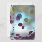 誕生日のサンキューカード サンキューカード (正面)