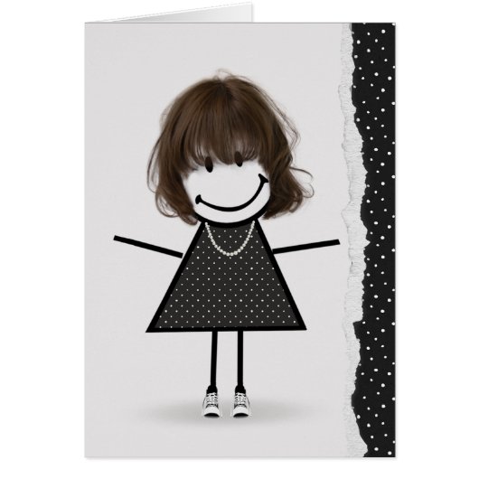 誕生日のステッキガール 靴下履き (正面)