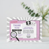 誕生日のスパイのスパイカードありがとう サンキューカード (スタンド正面)