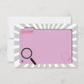 誕生日のスパイのスパイカードありがとう サンキューカード (裏面)