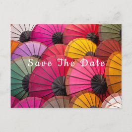 誕生日のセーブ・ザ・デート案内の郵便はがき 案内ポストカード