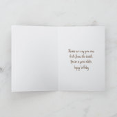 誕生日のタビーキャットが老けたユーモア カード (内部)