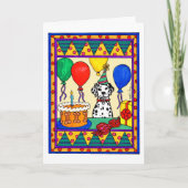 誕生日のダルマチア人 カード (正面)