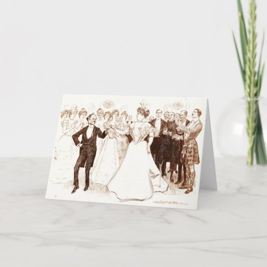 誕生日のダンス1899年 カード (正面)