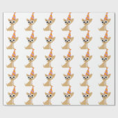 誕生日のチワワ ラッピングペーパー (フラット)