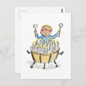 誕生日のティンパニ ポストカード (正面/裏面)