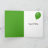 誕生日のディルの椅子のピクルス カード (内部)