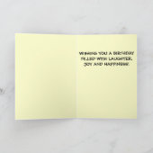 誕生日のナース カード (内部)