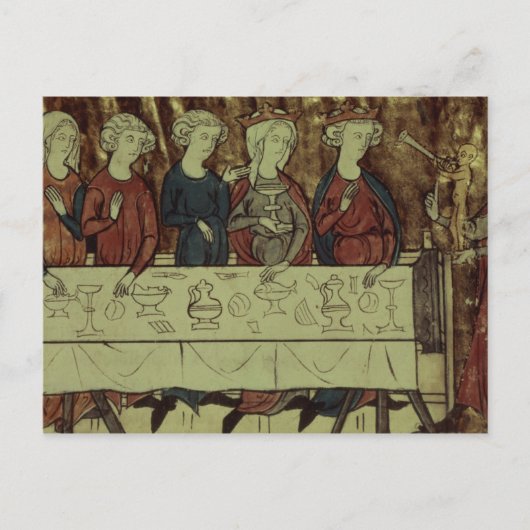 誕生日のヌビエンの饗宴,アルメニアの王 ポストカード (正面)