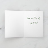 誕生日のハロウィンの義理の兄弟の挨拶状 カード (内部)