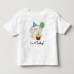 誕生日のバニーのTシャツ トドラーTシャツ