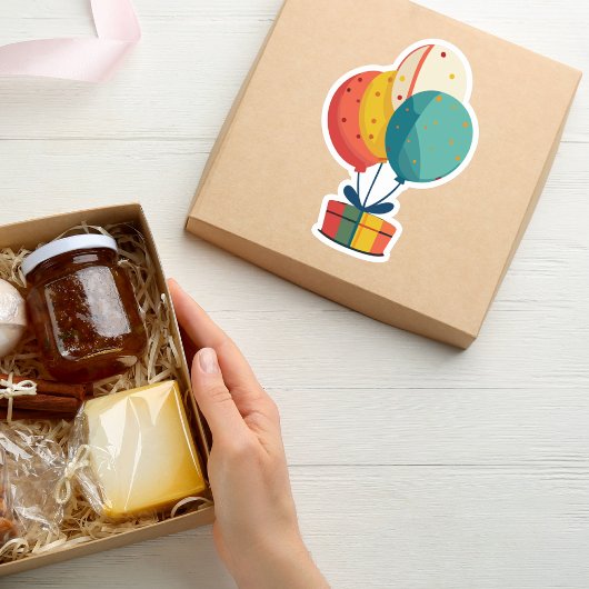 誕生日のバルーン シール