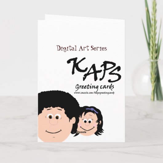 誕生日のパパ(娘) カード (裏面)