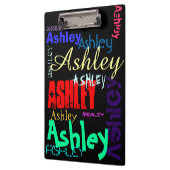 誕生日のパーソナライズな繰り返す一流のクリップボード クリップボード (左)