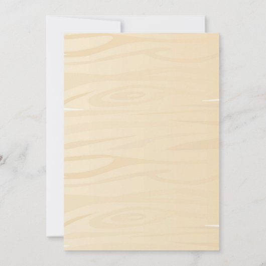 誕生日のパーティの招待状のハイキング 招待状 (裏面)