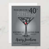 誕生日のパーティの招待状 招待状 (正面/裏面)