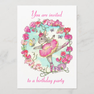 誕生日のパーティの招待状 招待状